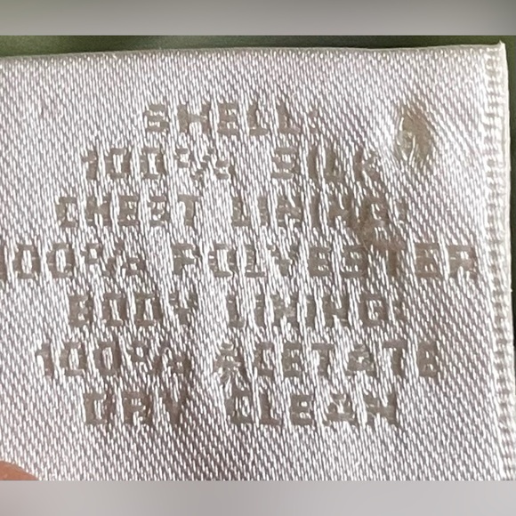 Ann Taylor Silk Fully Lined Strapless Celery Green Cocktail Dress Size 10 - Picture 10 of 13